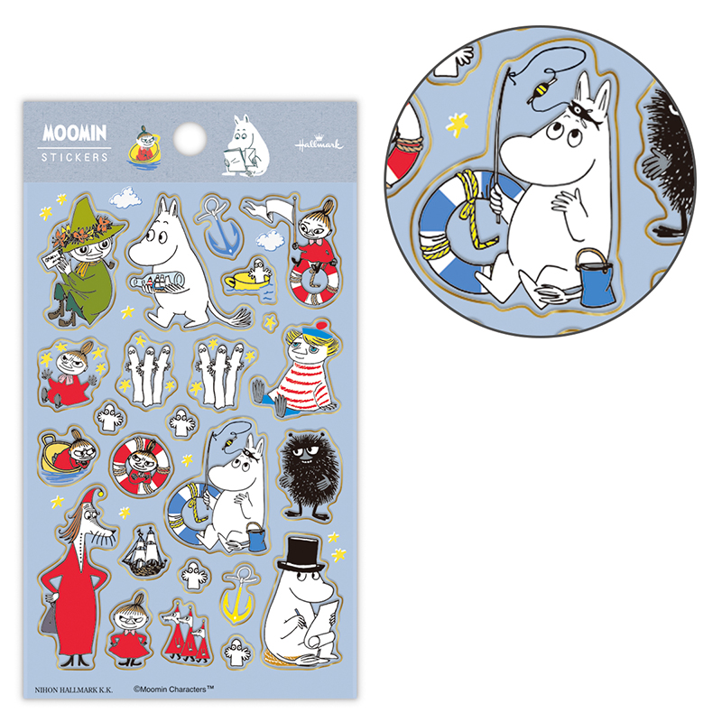 MOOMIN ムーミン シール MOADブルー/843-441